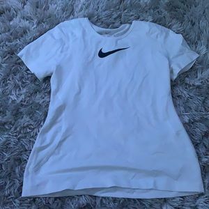 nike, size small, color white